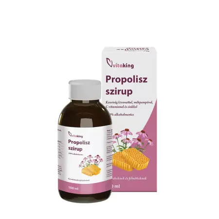 Vitaking Non-alcoholic Propolis Syrup with Royal Jelly (100 ml) - Vitaking
