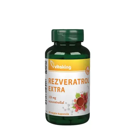 Vitaking Resveratrol Extra 125 mg (80 Capsules) - Vitaking