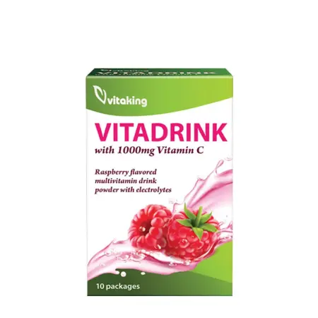 Vitaking Vitadrink Multivitamin (10 Packs, Raspberry) - Vitaking