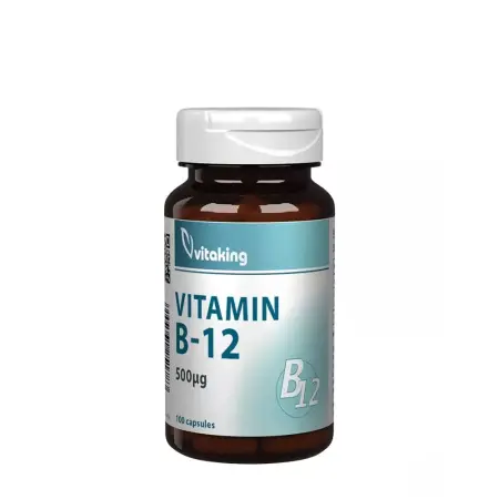 Vitaking Vitamin B-12 500 mcg (100 Capsules) - Vitaking