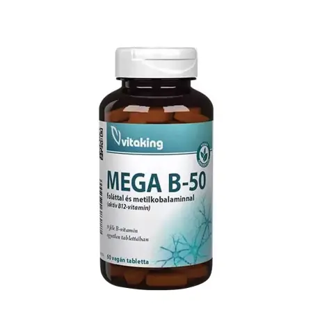 Vitaking Vitamin B-50 Complex (60 Veg Tablets) - Vitaking