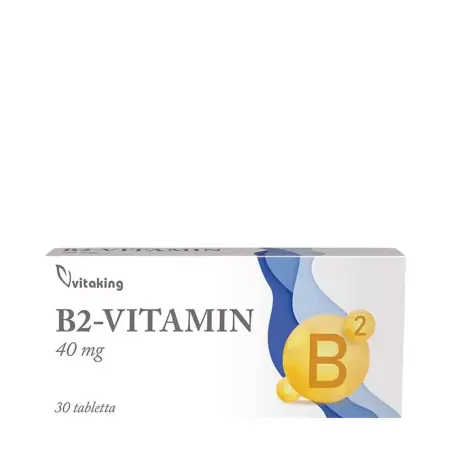 Vitaking Vitamin B2 40 mg (30 Tablets) - Vitaking
