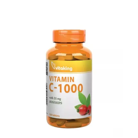 Vitaking Vitamin C 1000 mg with Rosehip (100 Tablets) - Vitaking