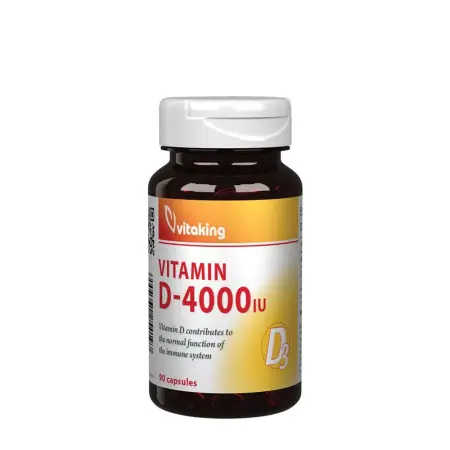 Vitaking Vitamin D-4000 (90 Capsules) - Vitaking