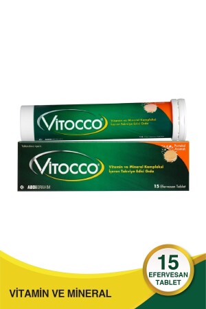 Vitamin and Mineral Complex 15 Effervescent Tablets - Vitocco