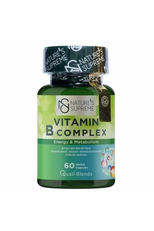 Vitamin B-Komplex 60 Kapseln - Natures Supreme