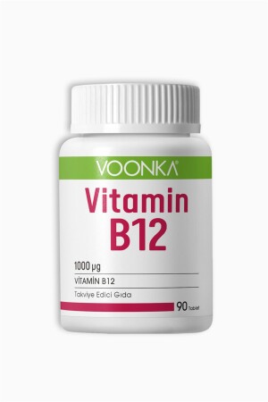 Vitamin B12 1000 Mcg 90 Tablets - Voonka