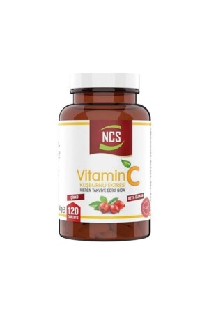Vitamin C 1000 Mg 120 Tablets Beta Glucan Zinc Rose Hips ncs-Cvitamin-120 - Ncs