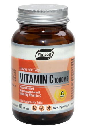 Vitamin C 1000 Mg - 60 Tablets PHYTDFCLGNTBLT-83 - Phytodef