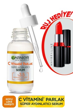 Vitamin C Bright Super Brightening Serum 30ml + Maybelline New York Color Show 202 Lipstick 8690595172170 - Garnier