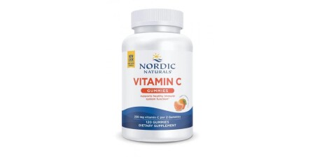 Vitamin-C-Gummibärchen, 250 mg Mandarine – 120 Stück - Nordic Naturals