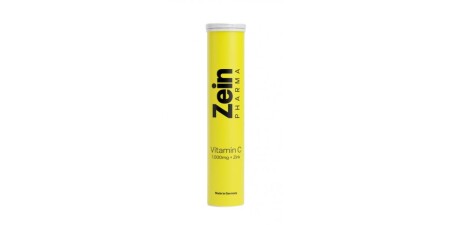 Vitamin C + Zinc, Orange - 20 effervescent tabs - Zein Pharma