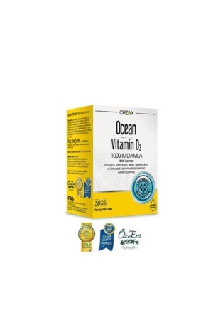 Vitamin D3 1000 Iu Drops 50 Ml 8697595871423 - Ocean