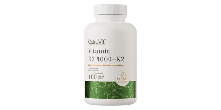 Vitamin D3 4000 + K2 Vegan - 100 tablet - OstroVit