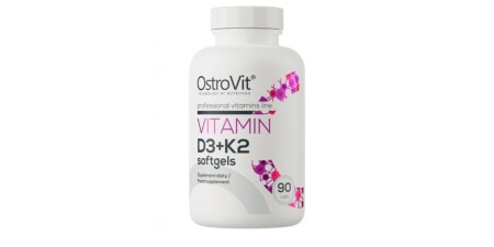 Vitamin D3 + K2 - 90 Weichkapseln - OstroVit