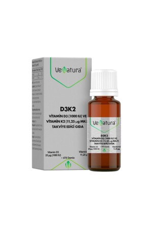 Vitamin D3 K2 Drops 20 ml - Venatura