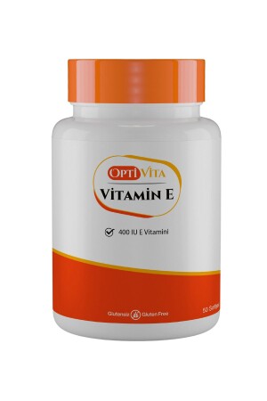 Vitamin E 400 Iu (268 MG) 50 Capsules Softgel - Optivita