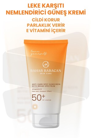Vitamin E und Baobaböl Anti-Makel-Sonnencreme mit hohem Schutzfaktor SPF 50 50 ml BB03 - Bahar Babacan