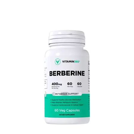 Vitamin360 Berberine (60 Veg Capsules) - Vitamin360