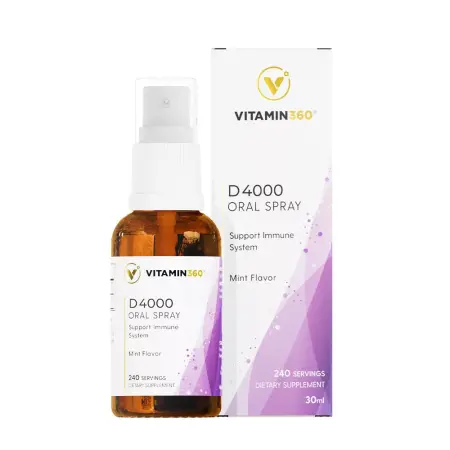 Vitamin360 D4000 IU Oral Spray (30 ml, Mint Flavor) - Vitamin360
