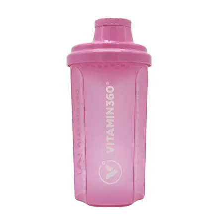 Vitamin360 Transparent Shaker (700 ml, Aurora Pink) - Vitamin360