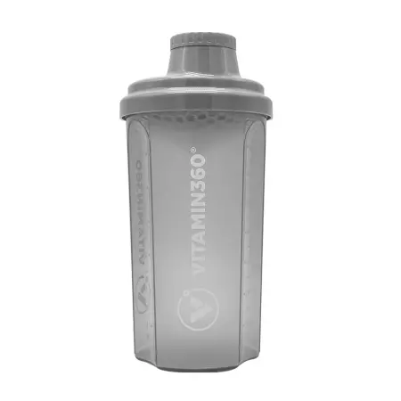 Vitamin360 Transparent Shaker (700 ml, Grey) - Vitamin360
