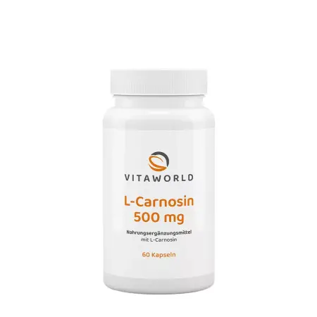 Vitaworld Carnosine 500 mg (60 Capsules) - Vitaworld