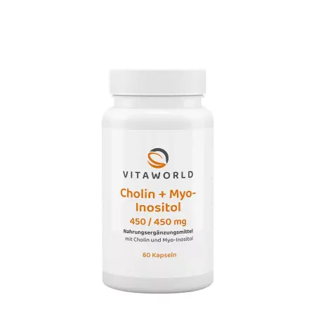 Vitaworld Choline + Inositol 450/450 mg (60 Capsules) - Vitaworld