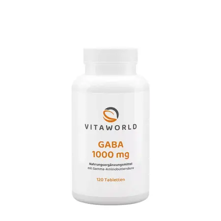 Vitaworld GABA 1000 mg (120 Tablets) - Vitaworld
