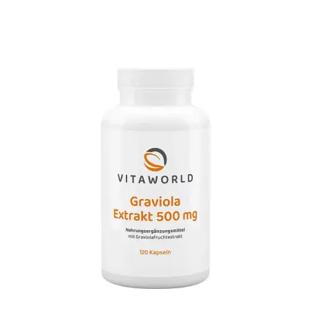 Vitaworld Graviola extract 500 mg (120 Capsules) - Vitaworld