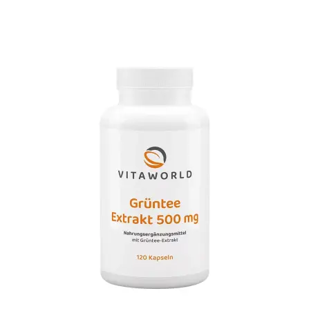 Vitaworld Green Tea Extract 500 mg (120 Capsules) - Vitaworld