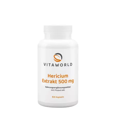 Vitaworld Hericium Extract 500 mg (100 Capsules) - Vitaworld