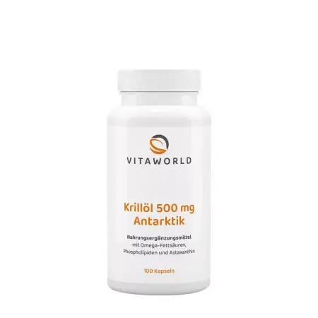Vitaworld Krill Oil Antarctica 500 mg (100 Capsules) - Vitaworld