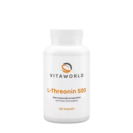 Vitaworld L-threonine 500 (120 Capsules) - Vitaworld