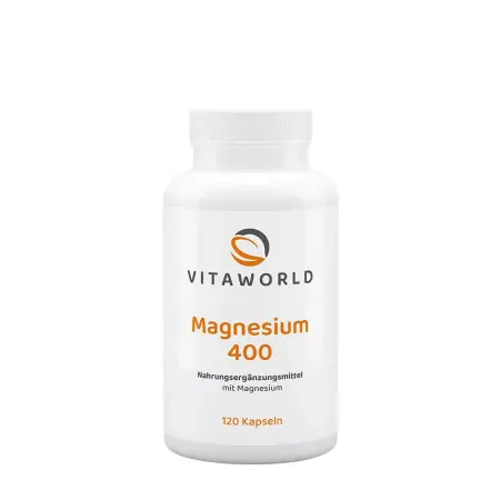 Vitaworld Magnesium 400 (120 Capsules) - Vitaworld