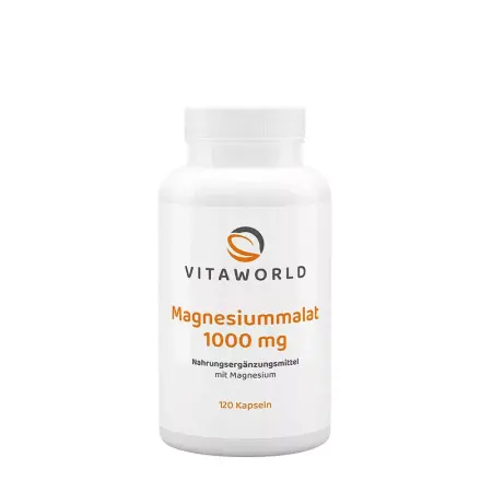 Vitaworld Magnesium Malate 1000 mg (120 Capsules) - Vitaworld