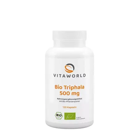 Vitaworld Organic Triphala 500 mg (120 Capsules) - Vitaworld