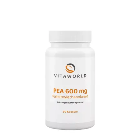 Vitaworld PEA 600 mg Palmitoylethanolamide (90 Capsules) - Vitaworld
