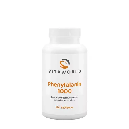 Vitaworld Phenylalanine 1000 mg (120 Tablets) - Vitaworld
