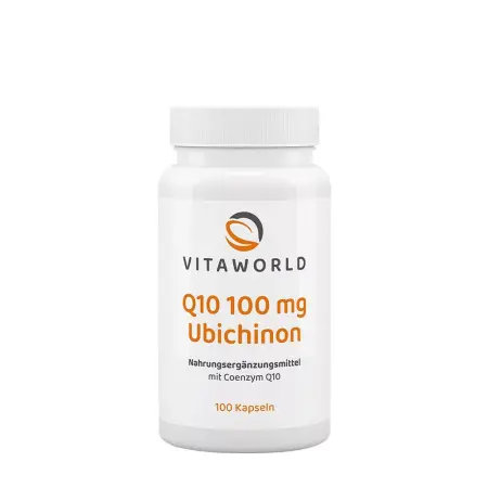 Vitaworld Q10 100 mg Ubichinon (100 Capsules) - Vitaworld