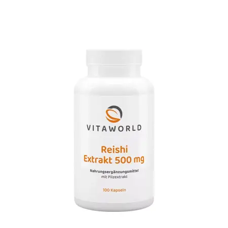 Vitaworld Reishi Extract 500 mg (100 Capsules) - Vitaworld
