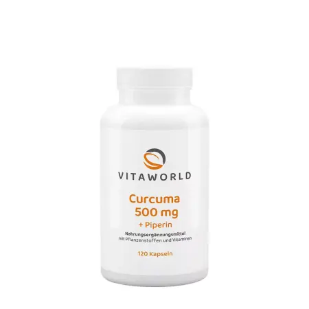 Vitaworld Turmeric 500 mg (120 Capsules) - Vitaworld