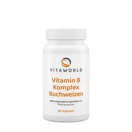 Vitaworld Vitamin B Complex Buckwheat (60 Capsules) - Vitaworld
