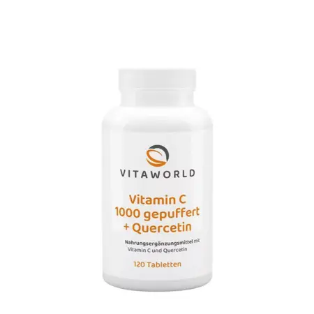 Vitaworld Vitamin C 1000 Buffered + Quercetin (120 Tablets) - Vitaworld