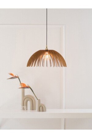 Vivo Modern Design Model Natural Wood MDF 3D Rustic Kitchen Chandelier DECARTAVZ0045 - hü ma tasarım ve aksesuar