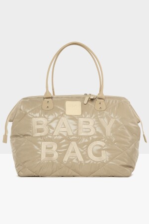 Vizon Baby Bag Nakışlı Puf Şişme Anne Bebek Bakım Çanta M000006904 - Bagmori