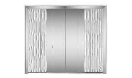 Voga Luxury 6 Door Wardrobe - Cadde Yıldız
