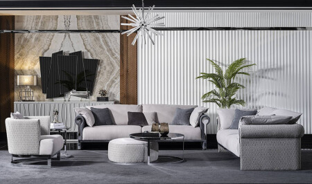 Voga Luxury Living Room Set - Cadde Yıldız