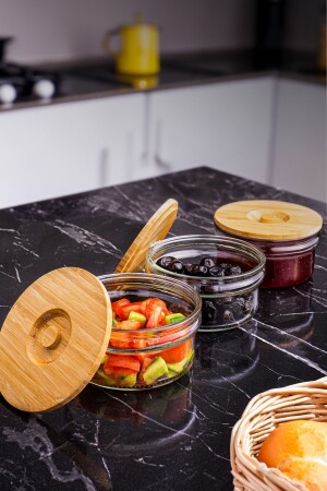 Voler – 6-teilige Frühstücksschüssel aus Glas, 415 ml, B5254 - Bambum