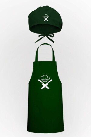 Vorteilspaket für Küchenschürze und Haube von Bıçak Design TTP0681 - Tasarım Trend